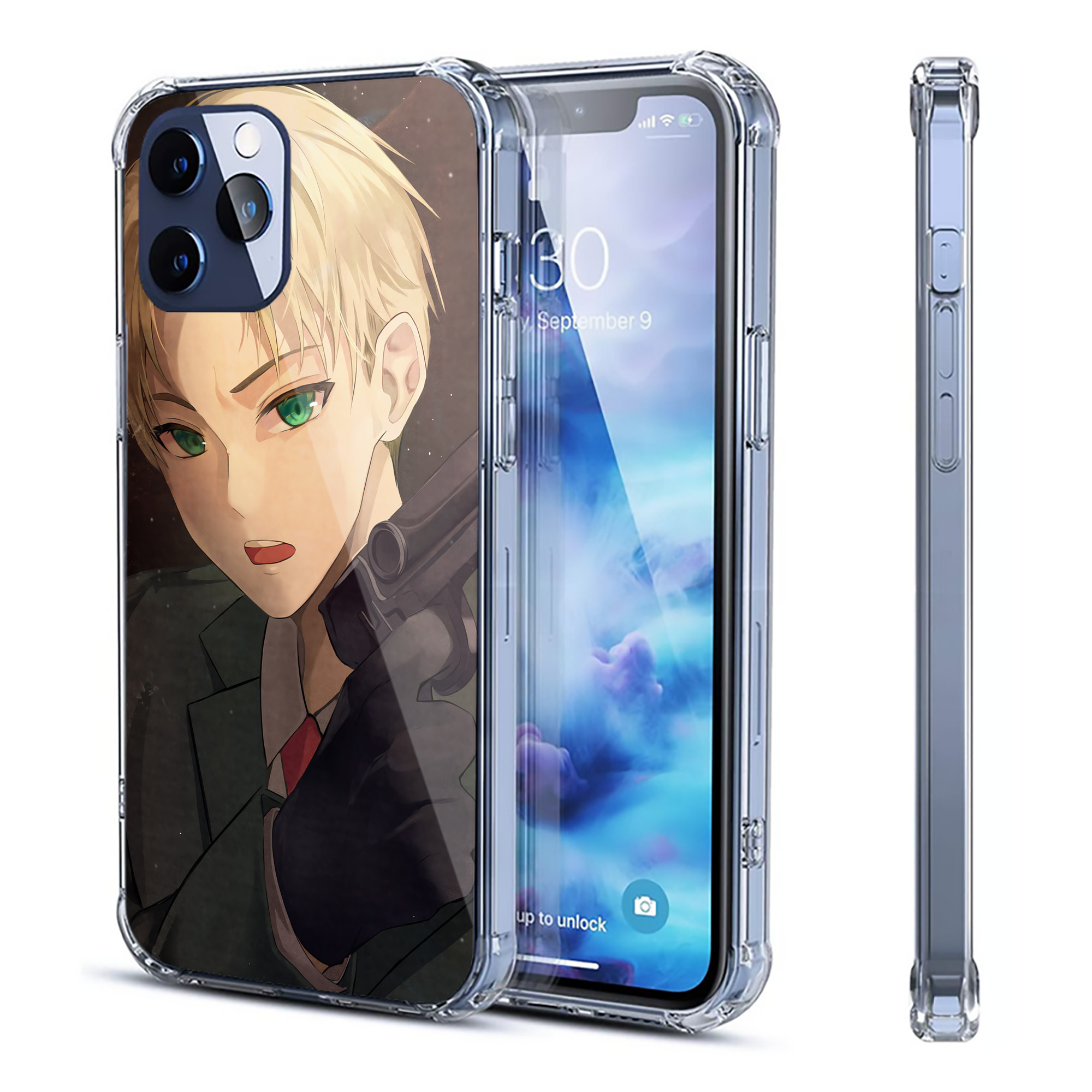（画像用） SPY×FAMILY间谍家家酒 【iPhone 12シリーズ対応】透明スマホケース（クリアソフトケース）